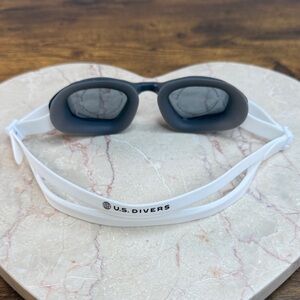 NWT U.S. Divers White Swim Goggles